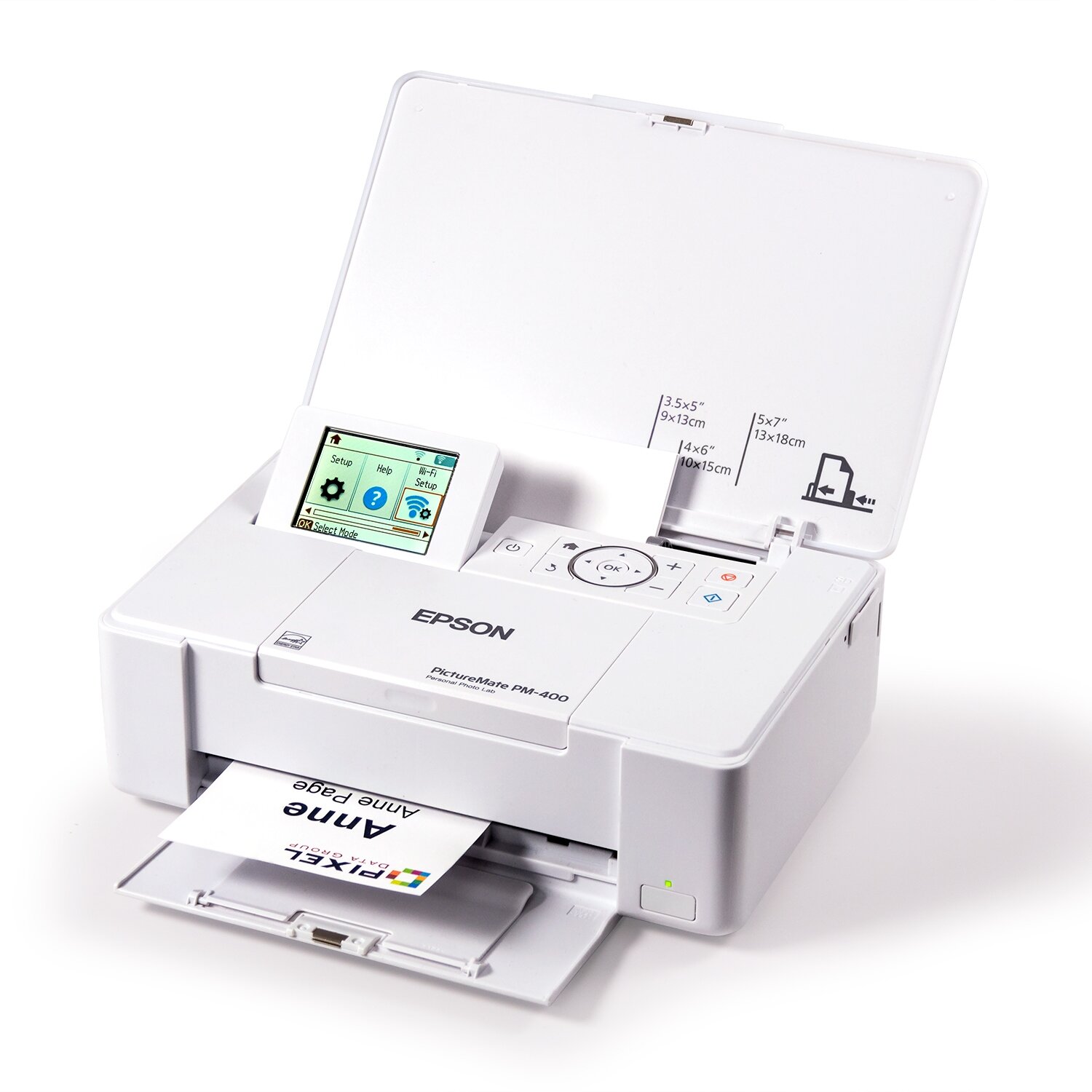 Epson PM 400 Colour Name Tag Printer Kit - UEPM - White |pc/nametag™ Canada