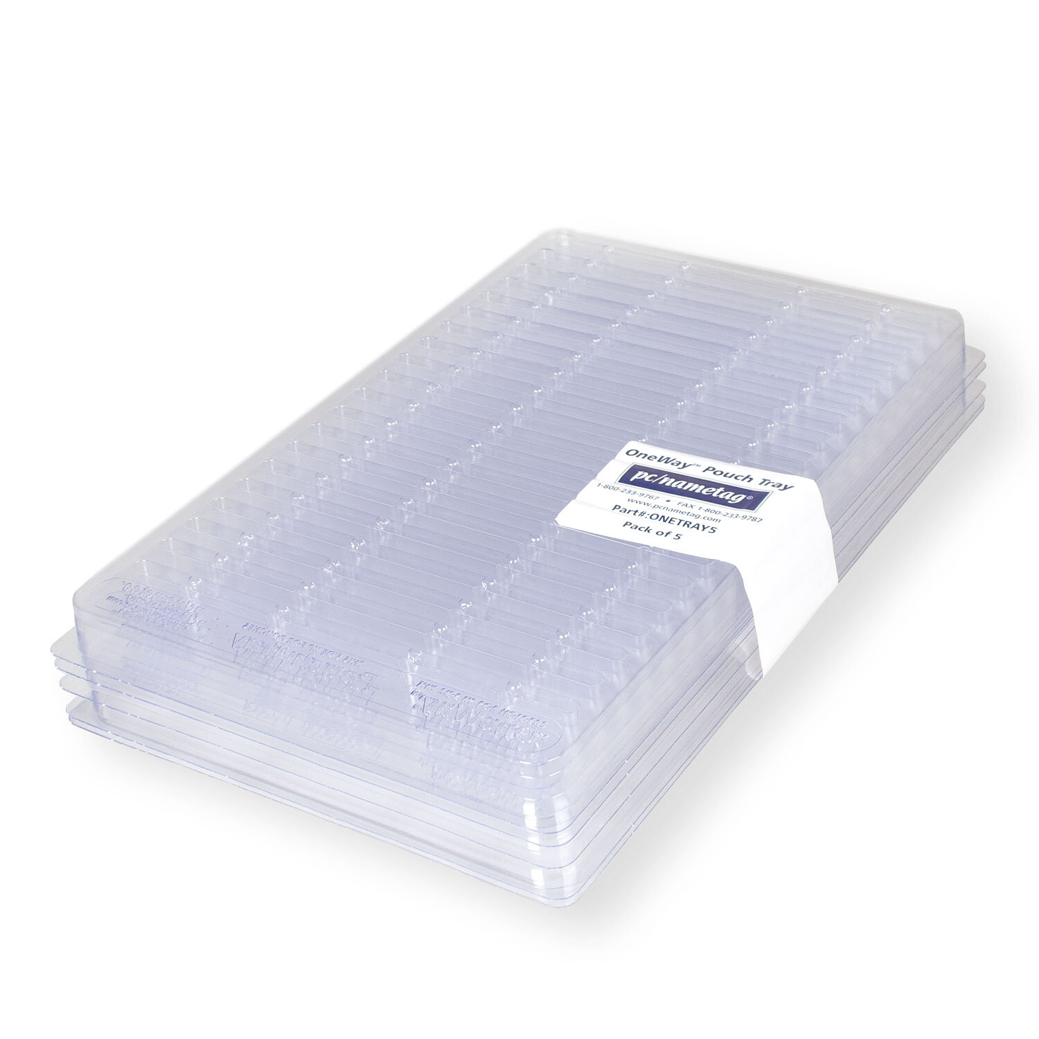 OneWay® Name Tag/Pouch Tray, Pack of 5 Trays pc/nametag™ Canada