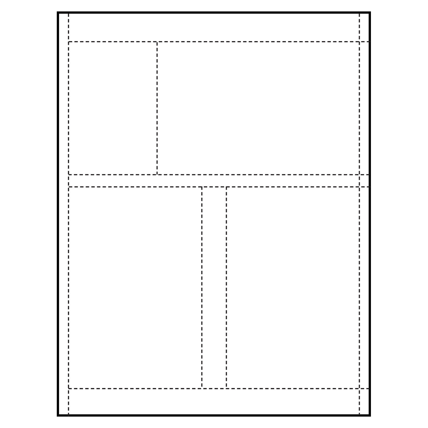 Vertical Paper Name Tag Insert, 3⅜" x 51/2, 3Up,Blank, Pack of 500