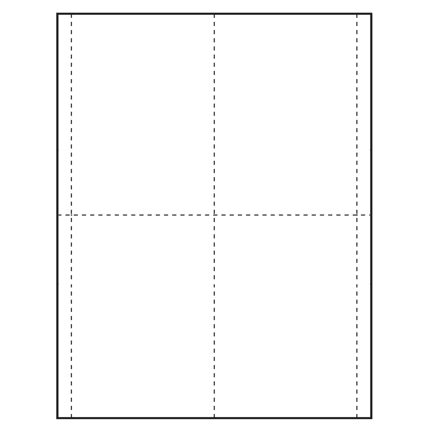 Vertical Paper Name Tag Insert, 35/8" x 51/2, Pack of 500 Inserts